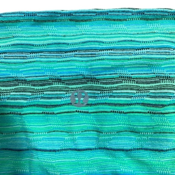 Lululemon Wunder Under Pant Space Dye Twist Dragonfly Naval Blue Green Sz 4 Rare - Picture 8 of 11